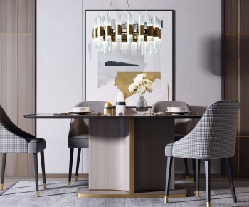 Modern Dining Table And Chairs-ID:209051643