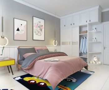 Nordic Style Girl's Room Daughter's Room-ID:713560917