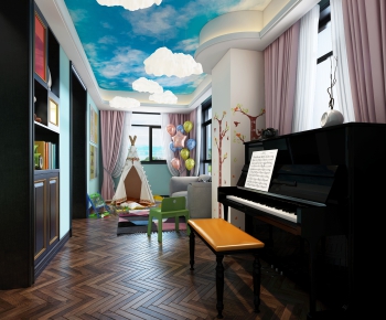 American Style Simple European Style Children's Room-ID:602600255