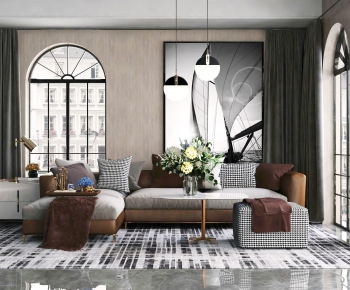 Modern A Living Room-ID:473749245