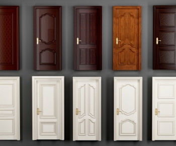 European Style Solid Wood Door-ID:788523524