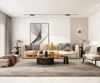 Modern A Living Room-ID:583046247