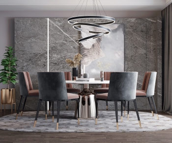 Modern Dining Table And Chairs-ID:298288172
