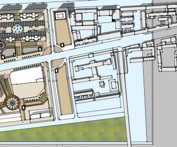 Modern Architectural Bird's-eye View Planning-ID:772093599