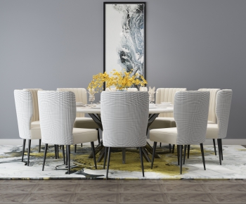 Modern Dining Table And Chairs-ID:686367647