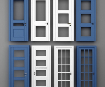 Simple European Style Solid Wood Door-ID:923329652