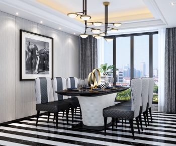 Post Modern Style Dining Room-ID:253028454