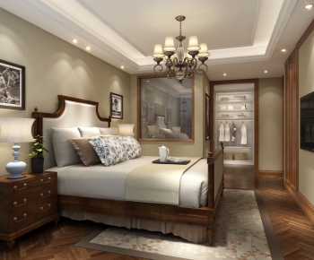 American Style Bedroom-ID:833780571