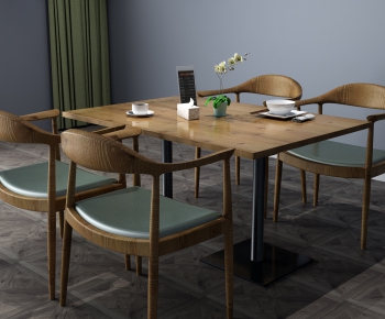 New Chinese Style Dining Table And Chairs-ID:841249452