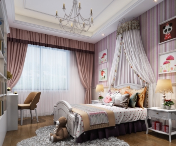 American Style Girl's Room Daughter's Room-ID:764644559