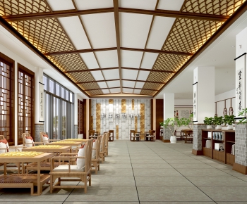 New Chinese Style Medical Space And Cultural Space-ID:506630173