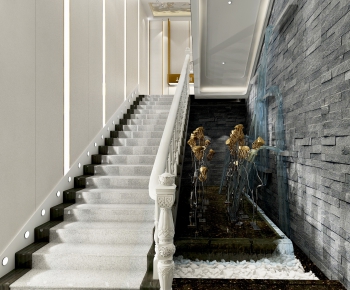 New Chinese Style Stairwell-ID:771713725