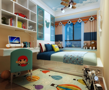 Simple European Style Children's Room-ID:959576191