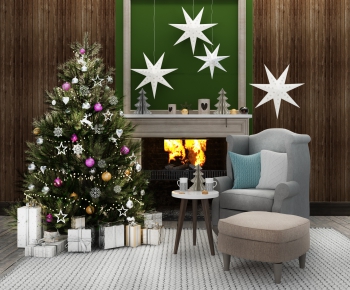 欧式圣诞节装饰品壁炉-ID:600520226