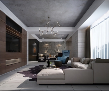 Modern A Living Room-ID:182232363