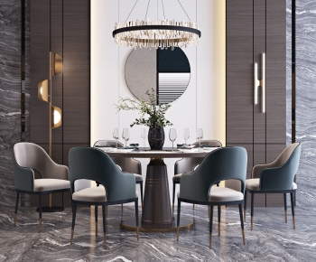 Modern Dining Table And Chairs-ID:400218616