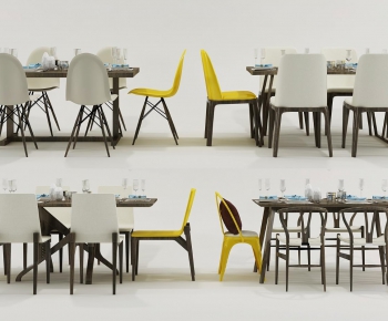 Nordic Style Dining Table And Chairs-ID:828779233