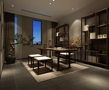 New Chinese Style Study Space-ID:999624449