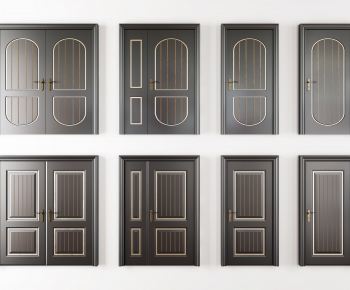 Idyllic Style Simple European Style Solid Wood Door-ID:948077755