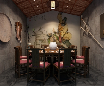 中式传统水浒主题餐厅-ID:234878811