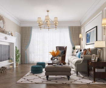 American Style A Living Room-ID:585233733
