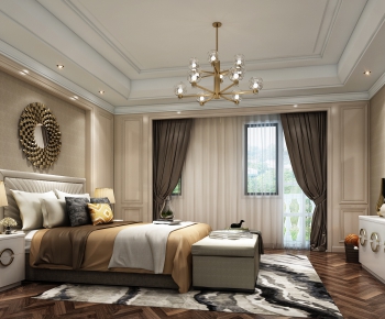 American Style Bedroom-ID:695498741