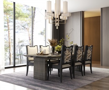 New Chinese Style Dining Room-ID:104235943