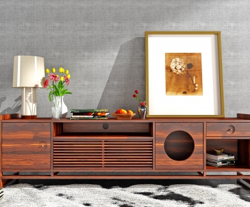 New Chinese Style TV Cabinet-ID:606043989