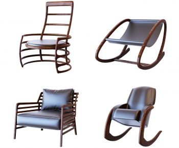New Chinese Style Lounge Chair-ID:453654882