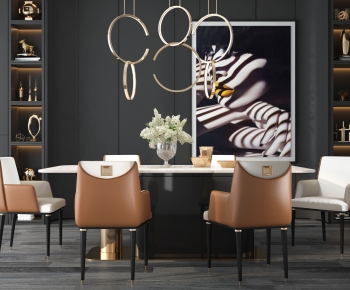 Modern Dining Table And Chairs-ID:898214773