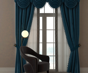New Chinese Style The Curtain-ID:411753341