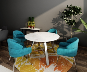 Modern Dining Table And Chairs-ID:805373958