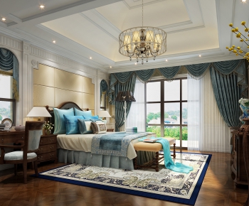 American Style Bedroom-ID:876842219