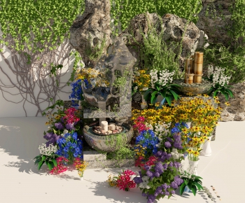 New Chinese Style Garden-ID:672888821