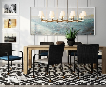 Modern Dining Table And Chairs-ID:843904263