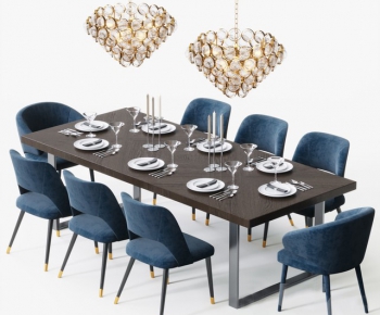 Modern Dining Table And Chairs-ID:805386829