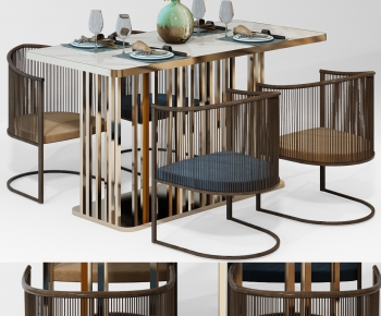New Chinese Style Dining Table And Chairs-ID:133169985