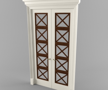 Modern Solid Wood Door-ID:643386834