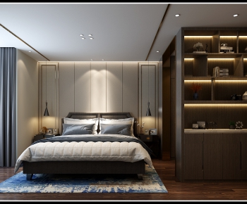 Post Modern Style Bedroom-ID:642947152