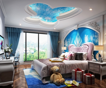 American Style Girl's Room Daughter's Room-ID:960464674