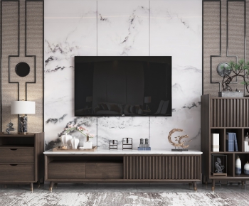 New Chinese Style TV Cabinet-ID:229776317