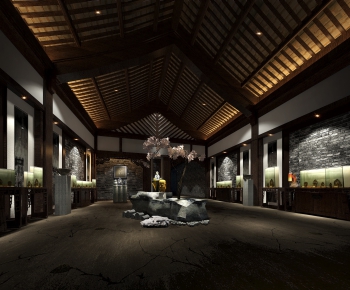 New Chinese Style Exhibition Hall-ID:261048827
