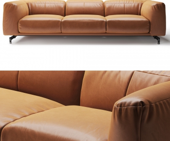 Modern Three-seat Sofa-ID:793945883