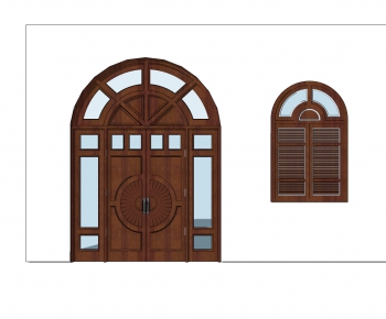 European Style Double Door-ID:523915412