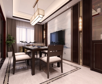 New Chinese Style Dining Room-ID:102169189