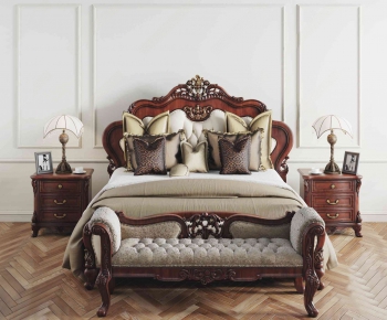 French Style Double Bed-ID:489018248