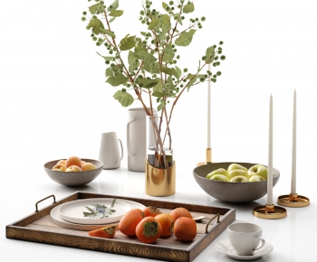 Nordic Style Cutlery/tea Set-ID:397796941