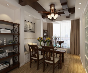 American Style Dining Room-ID:932486474