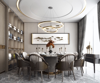 New Chinese Style Dining Room-ID:362706786