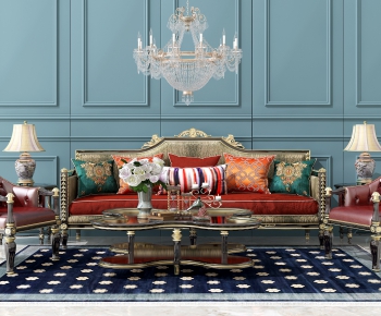 French Style Sofa Combination-ID:942229152